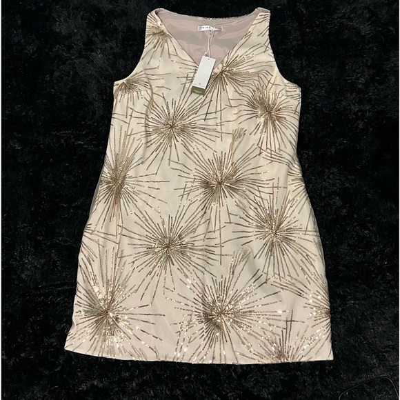 Trina Turk Glitterti Gold Dress - Picture 3 of 8